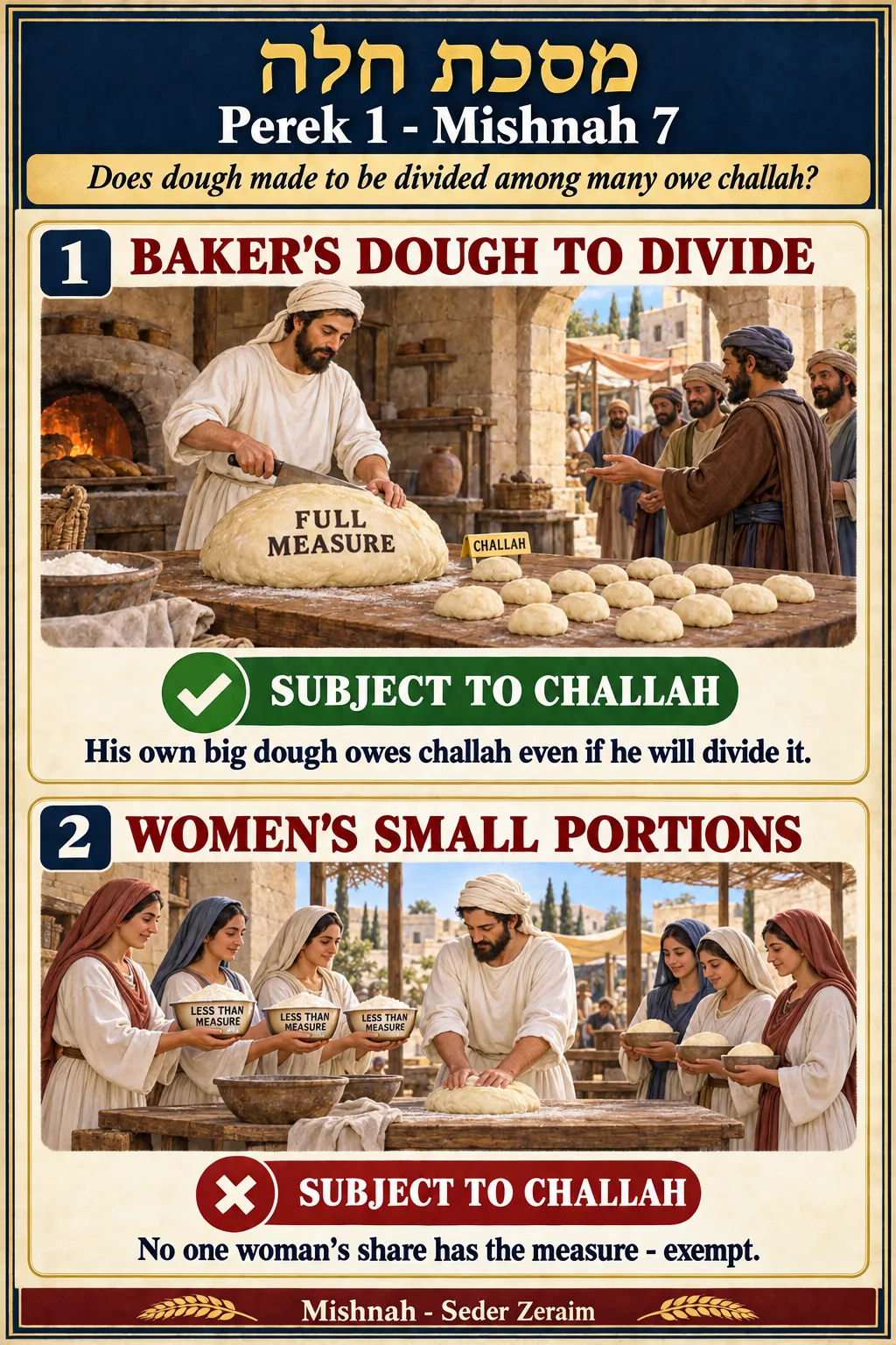 Infographic for Challah 1:7: THE BAKER'S SOURDOUGH