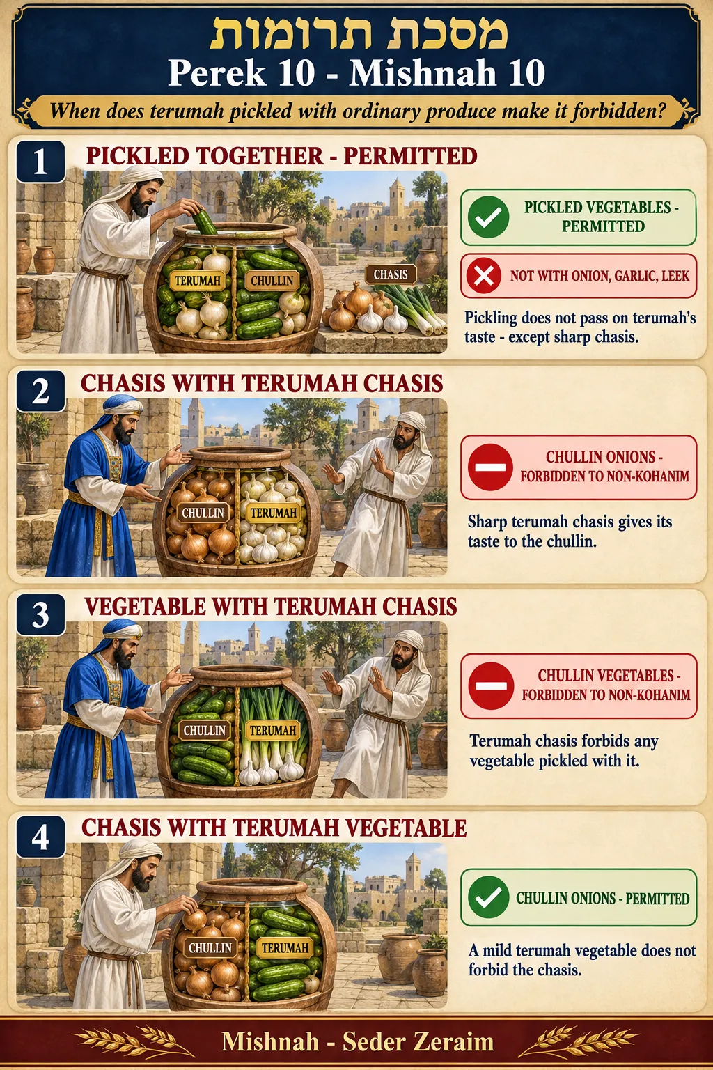 Infographic for Terumos 10:10: PICKLED TOGETHER WITH TERUMAH