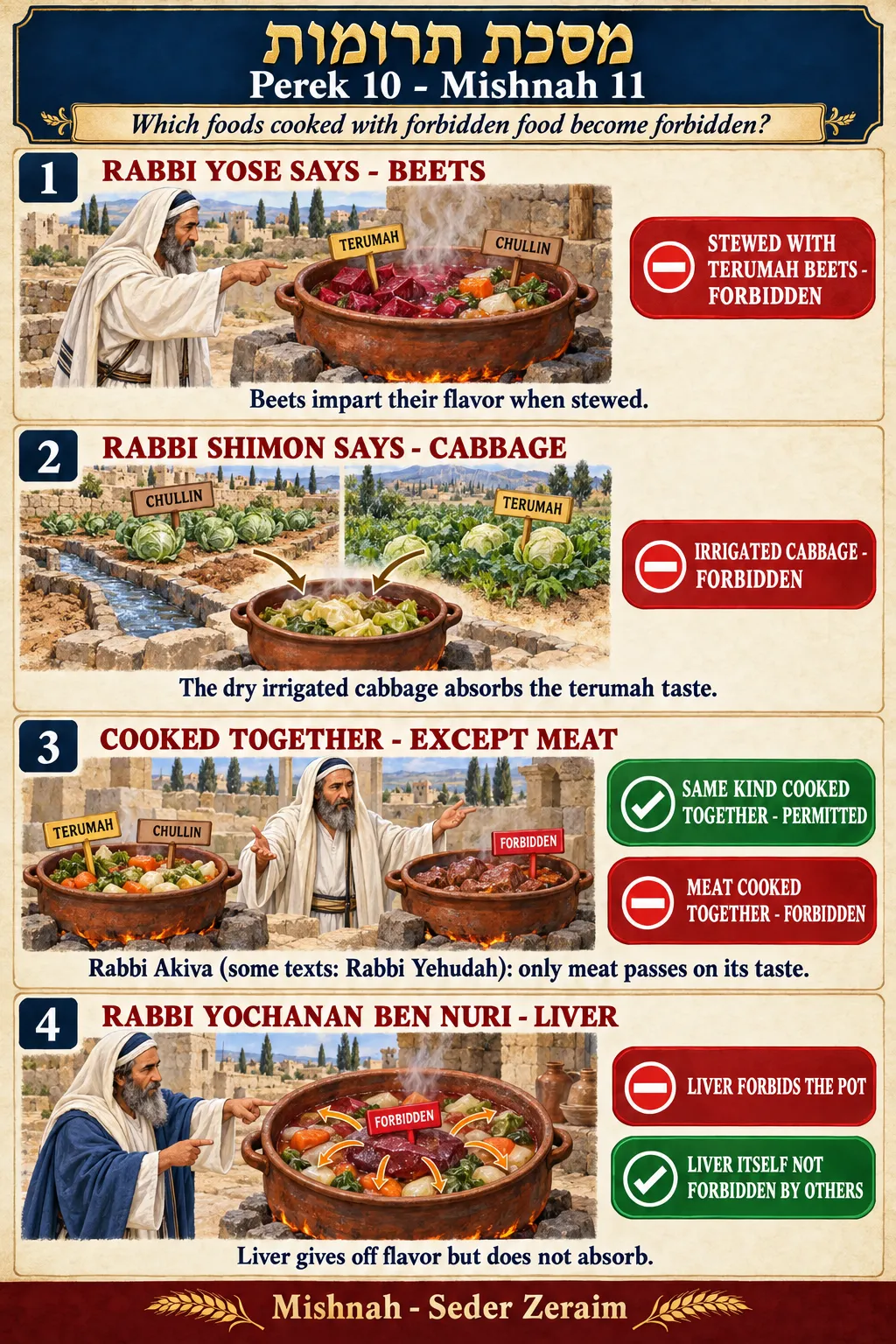Infographic for Terumos 10:11: COOKED TOGETHER: WHO ABSORBS?