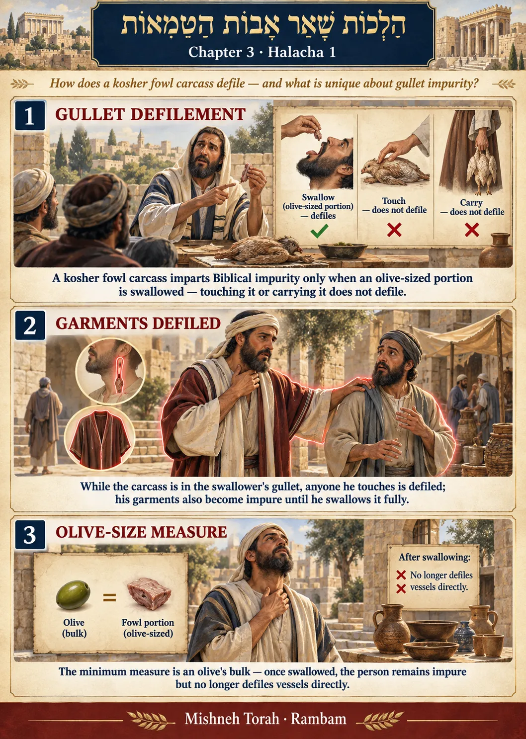 Infographic for halacha 3:1