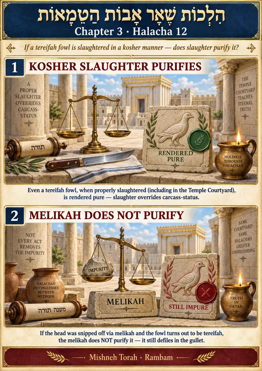 Infographic for halacha 3:12