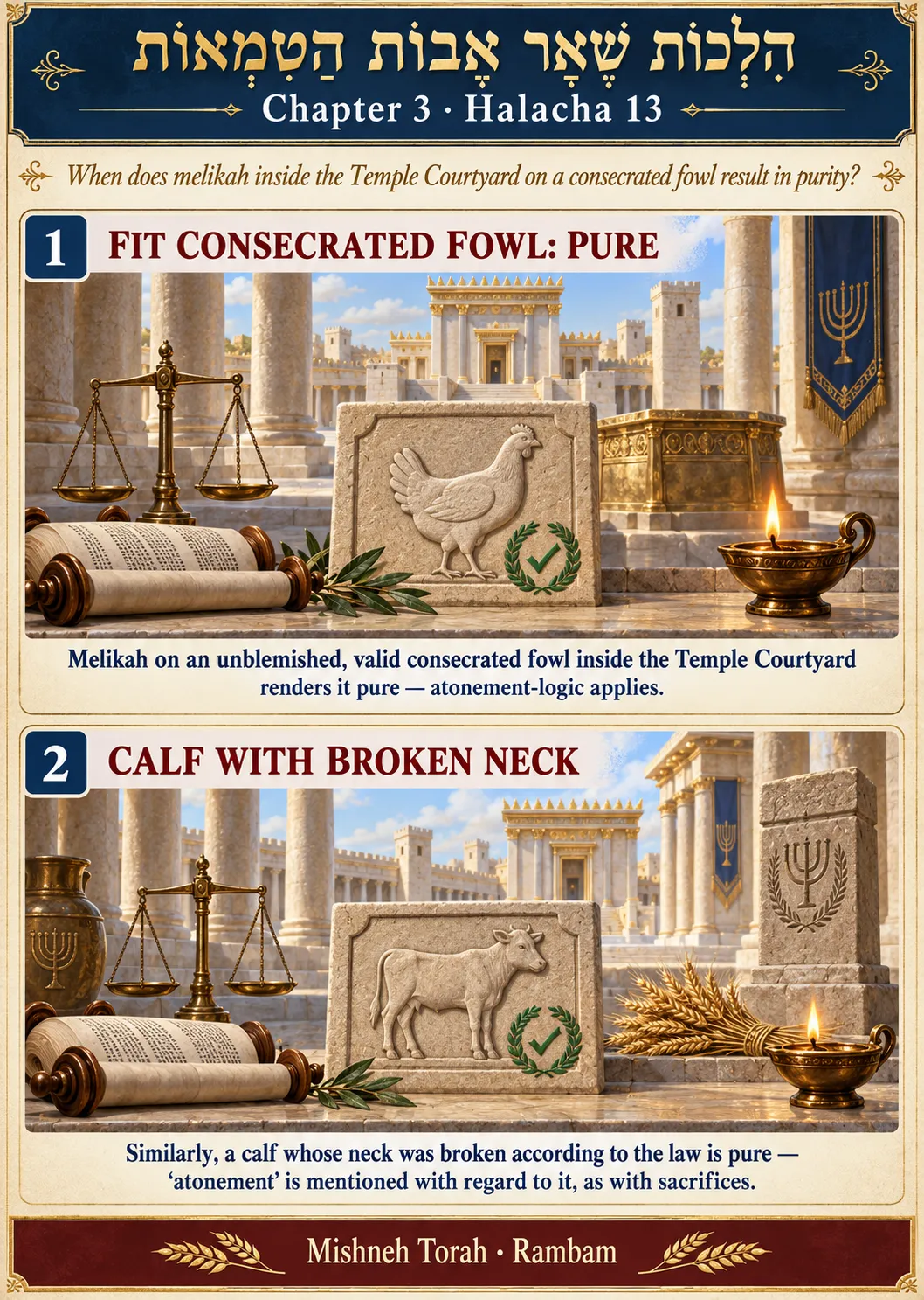Infographic for halacha 3:13