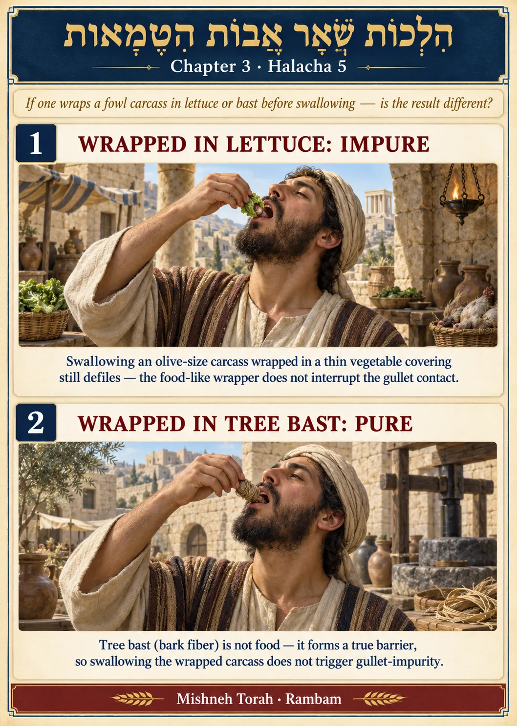 Infographic for halacha 3:5