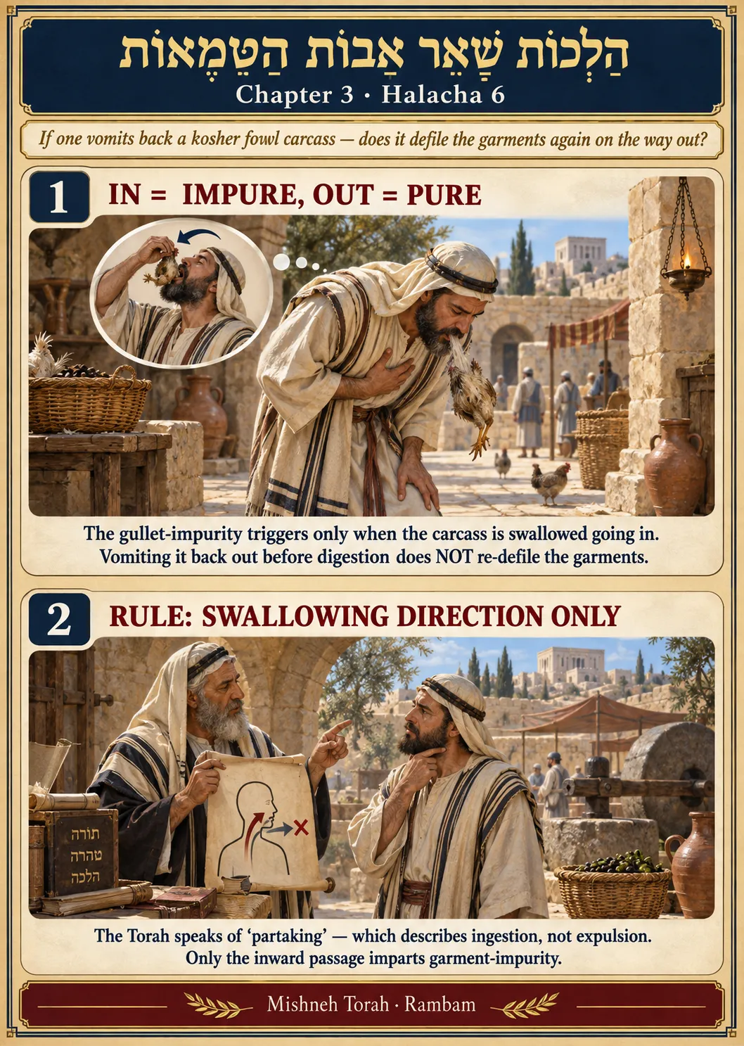 Infographic for halacha 3:6