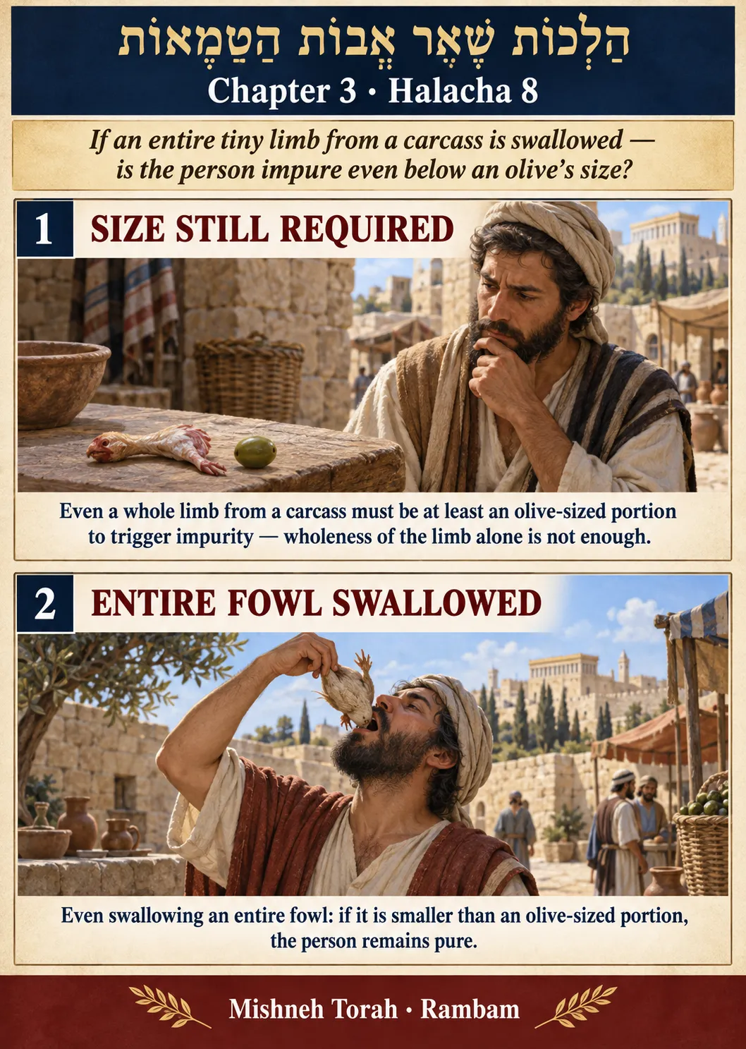 Infographic for halacha 3:8