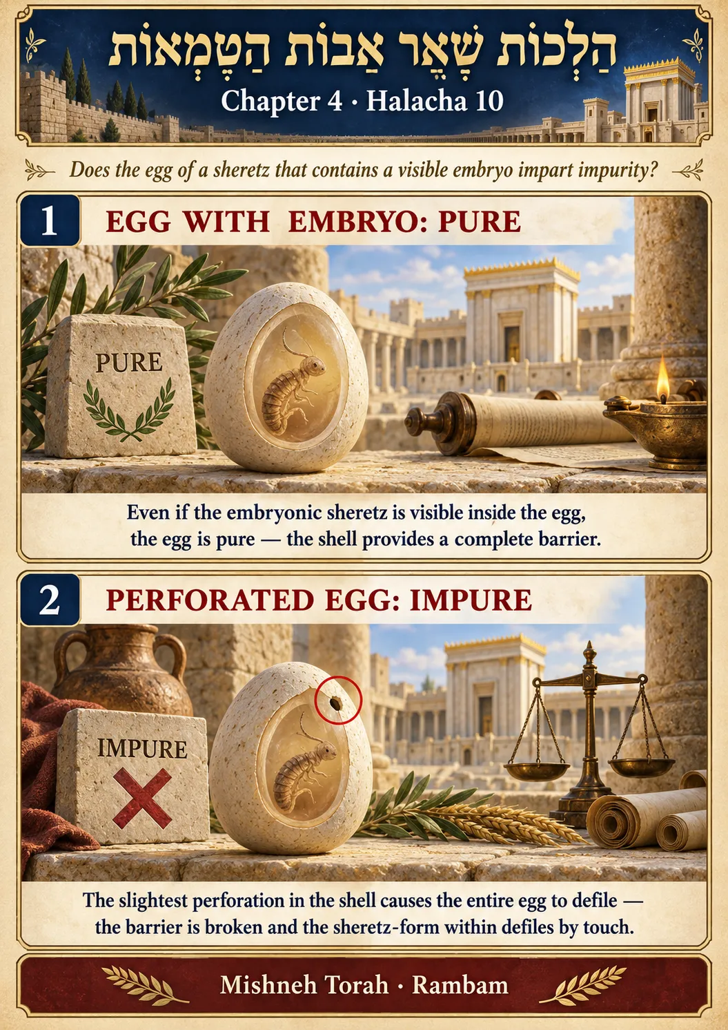 Infographic for halacha 4:10