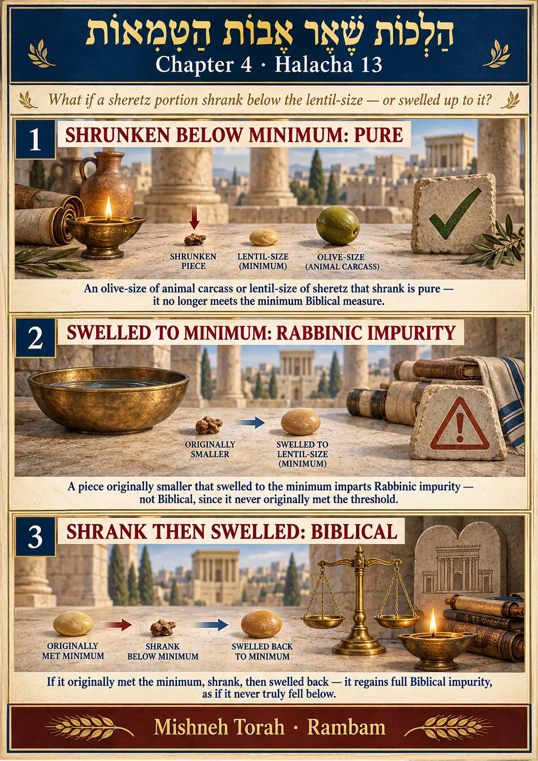 Infographic for halacha 4:13