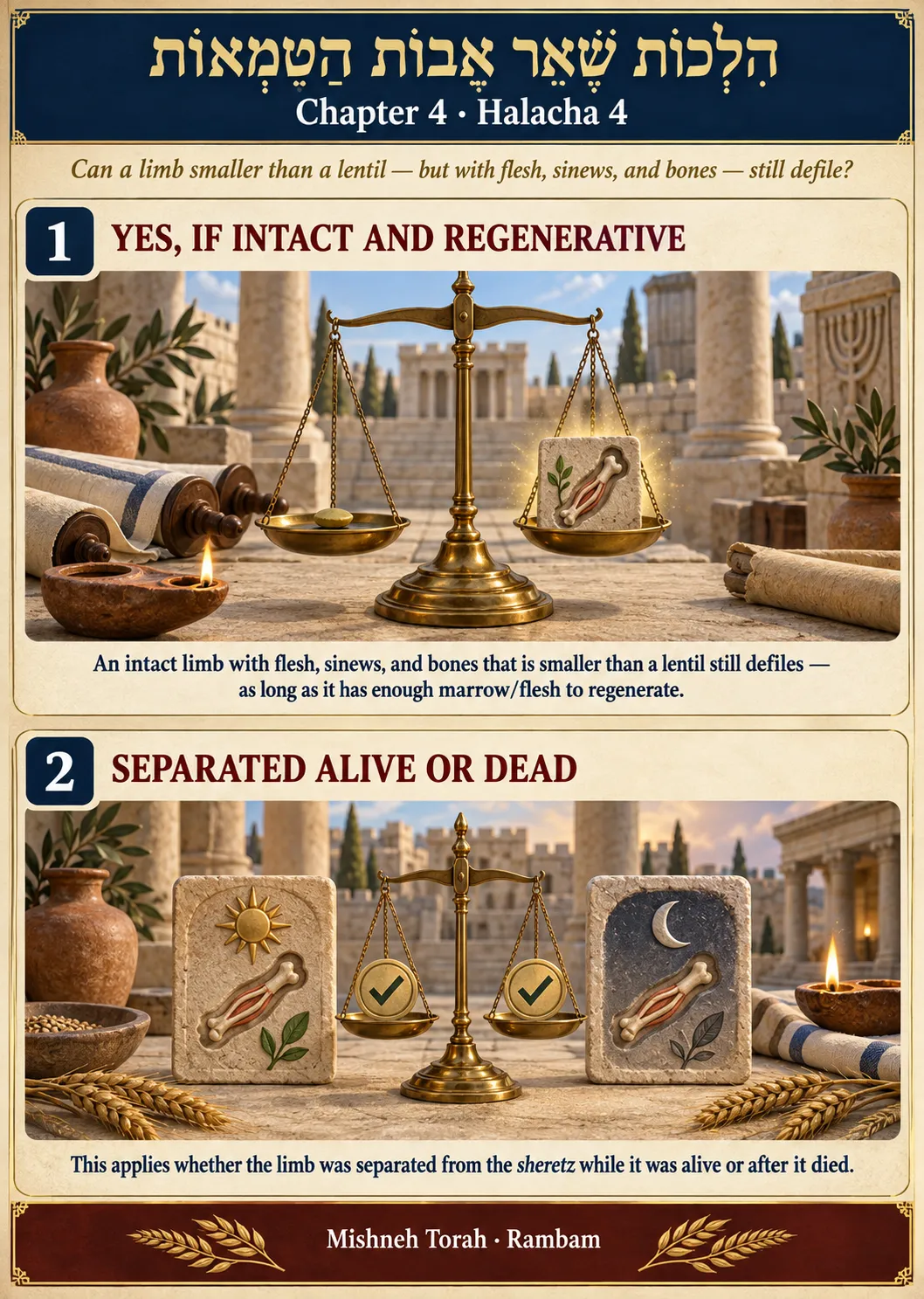 Infographic for halacha 4:4