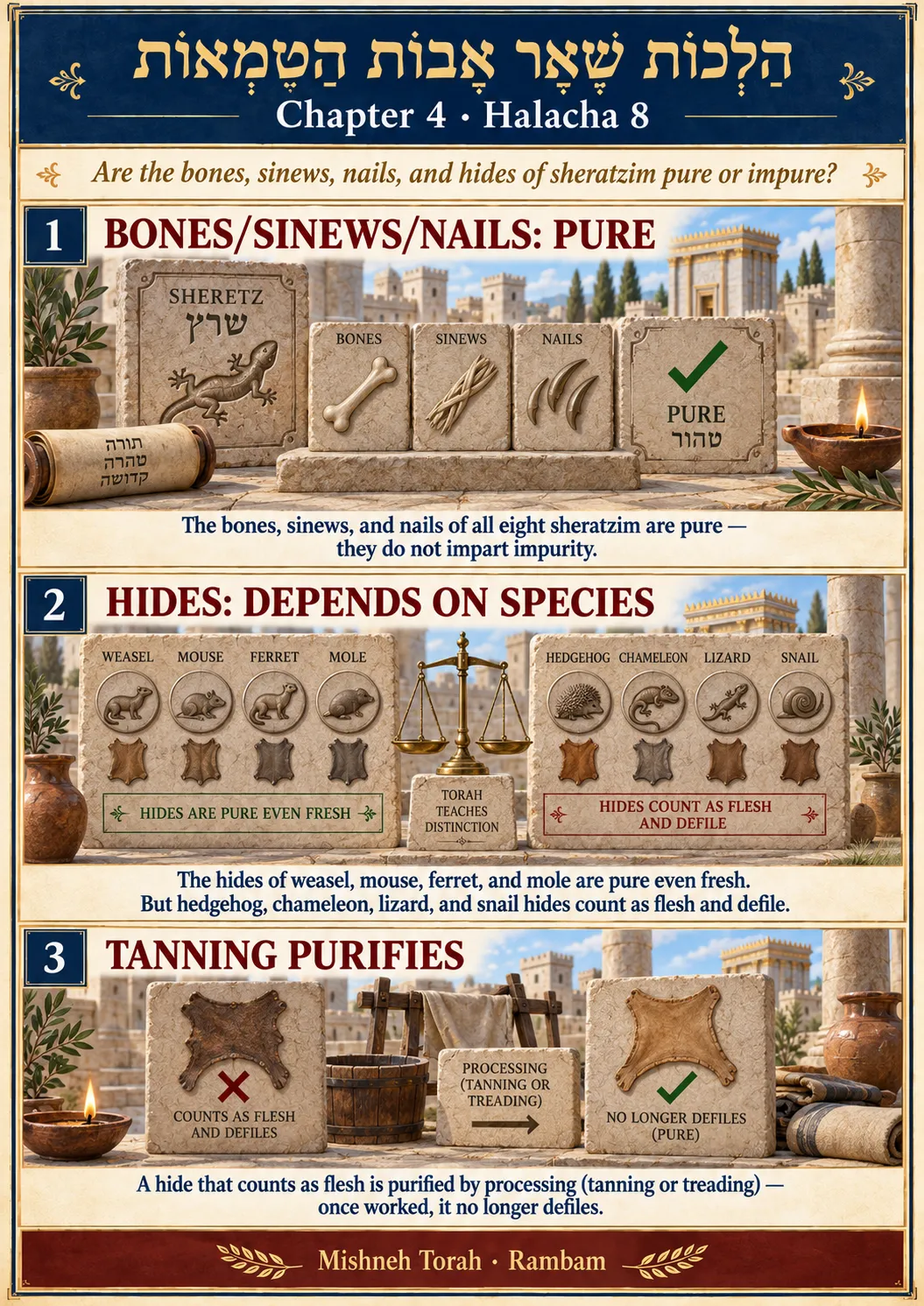 Infographic for halacha 4:8