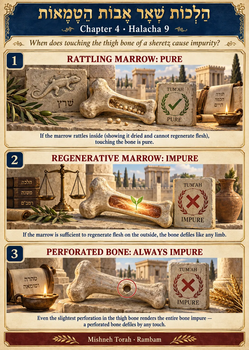 Infographic for halacha 4:9