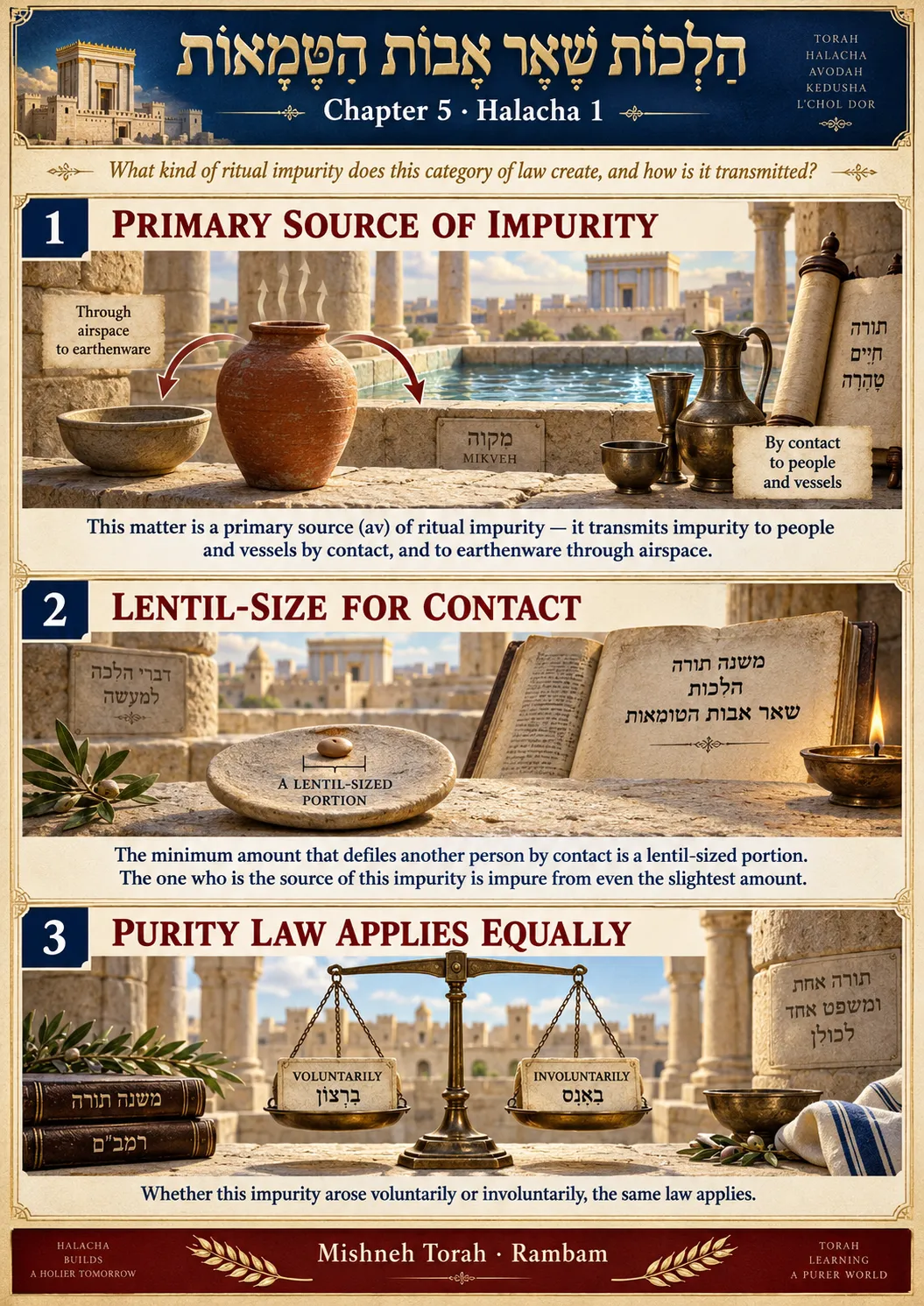 Infographic for halacha 5:1
