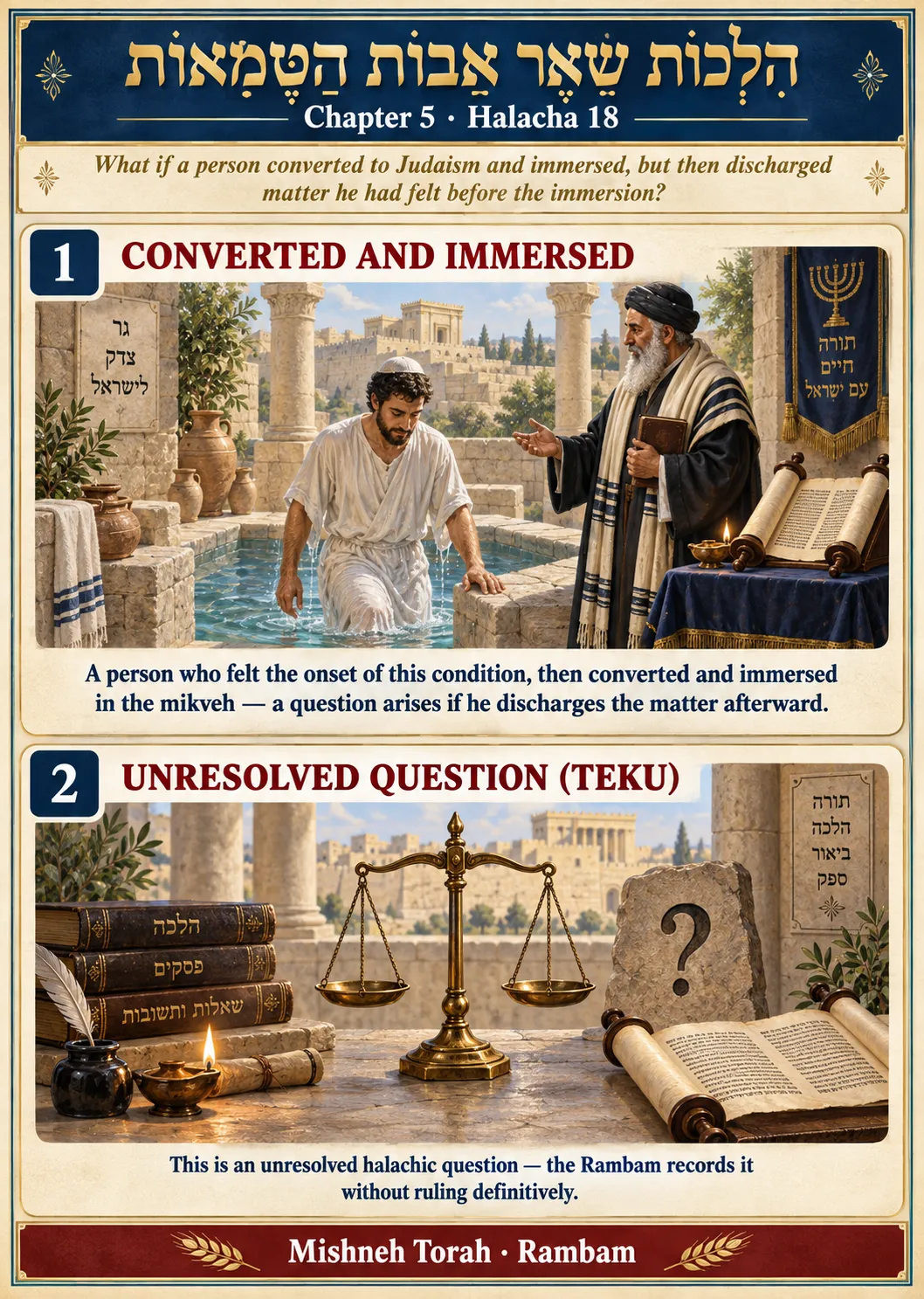 Infographic for halacha 5:18