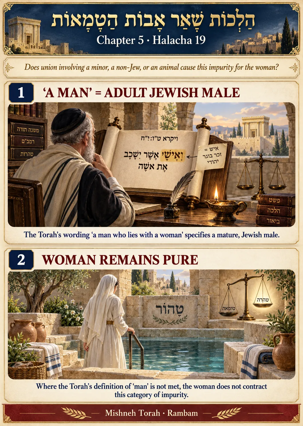 Infographic for halacha 5:19