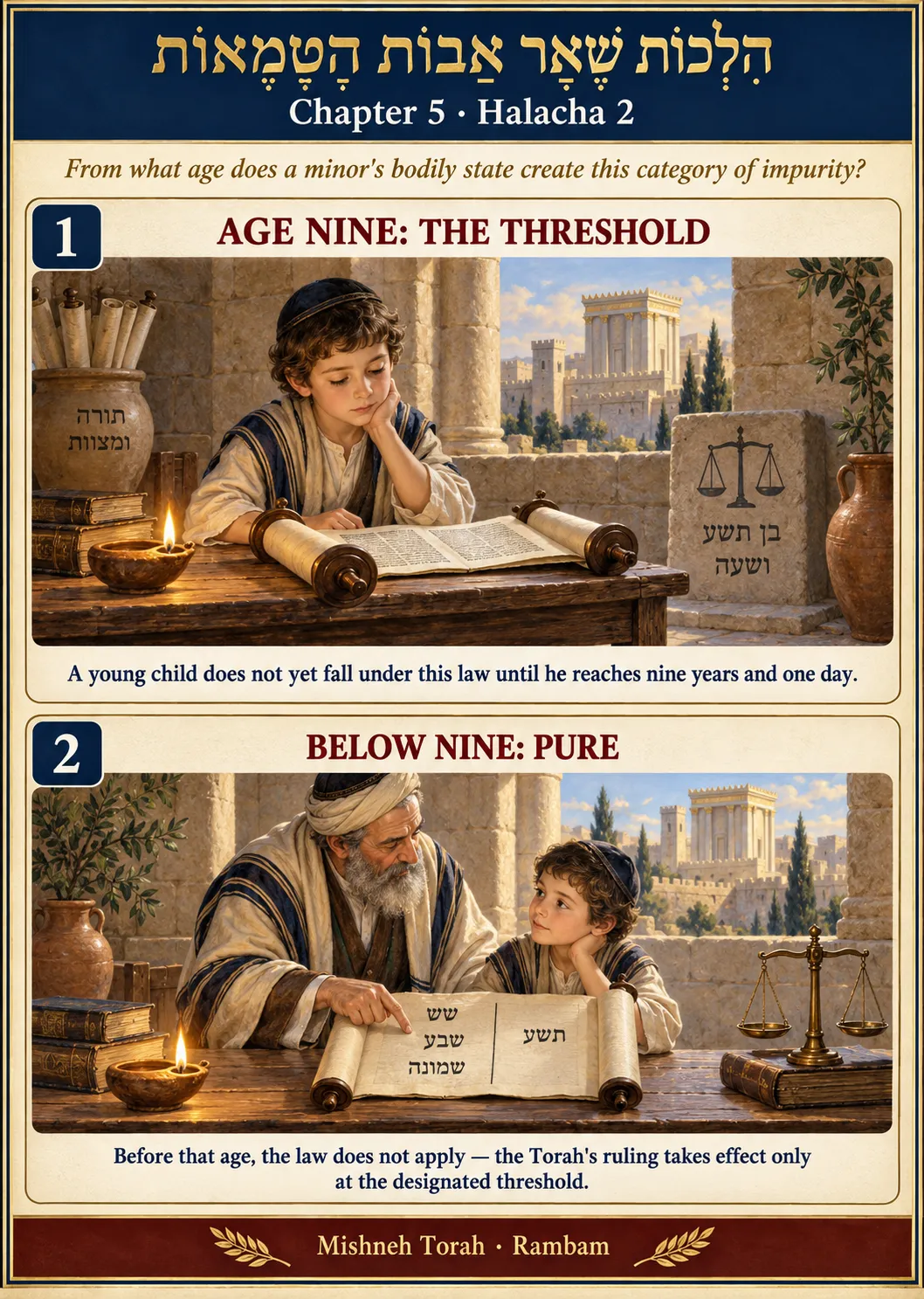 Infographic for halacha 5:2