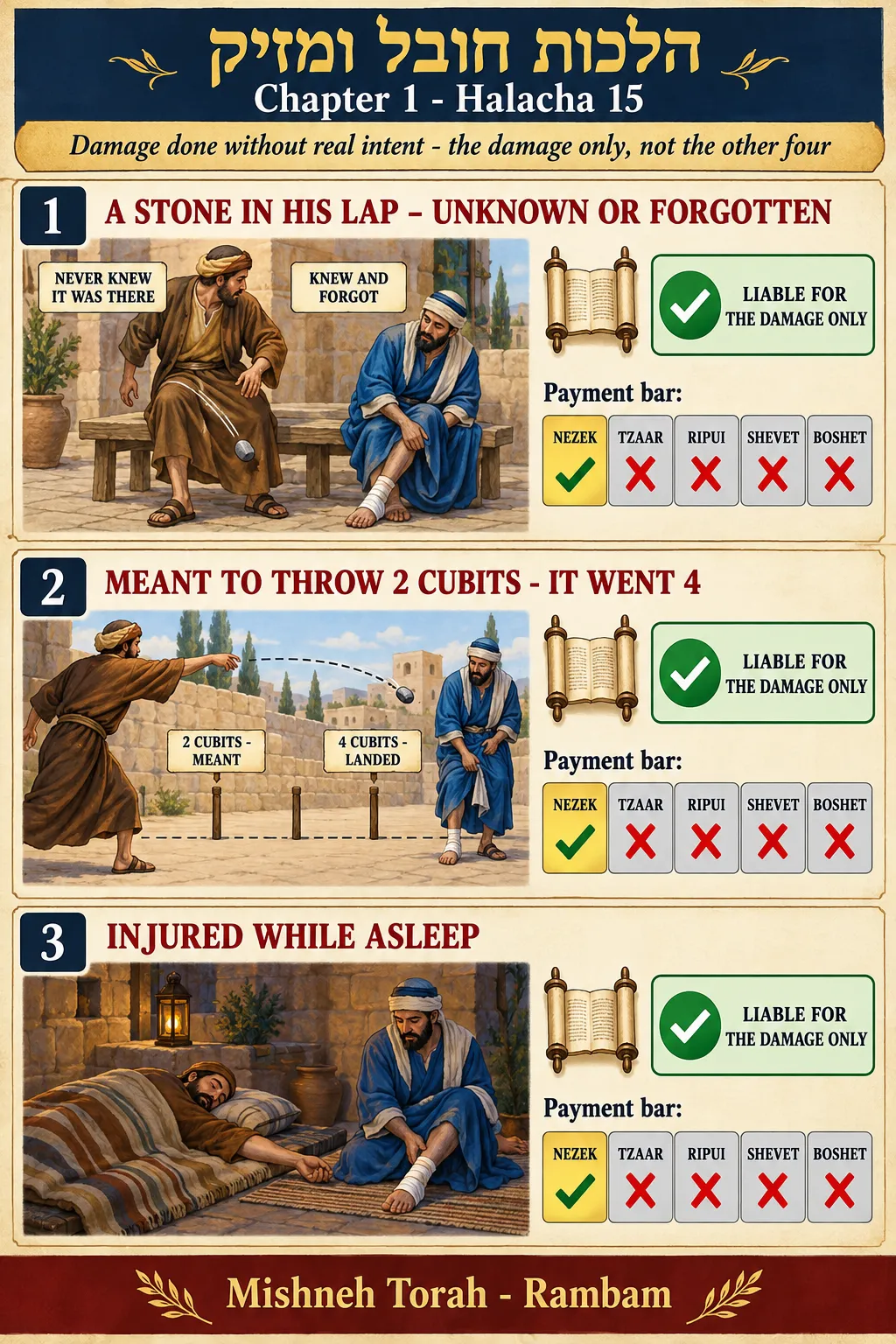 Infographic for halacha 1:15