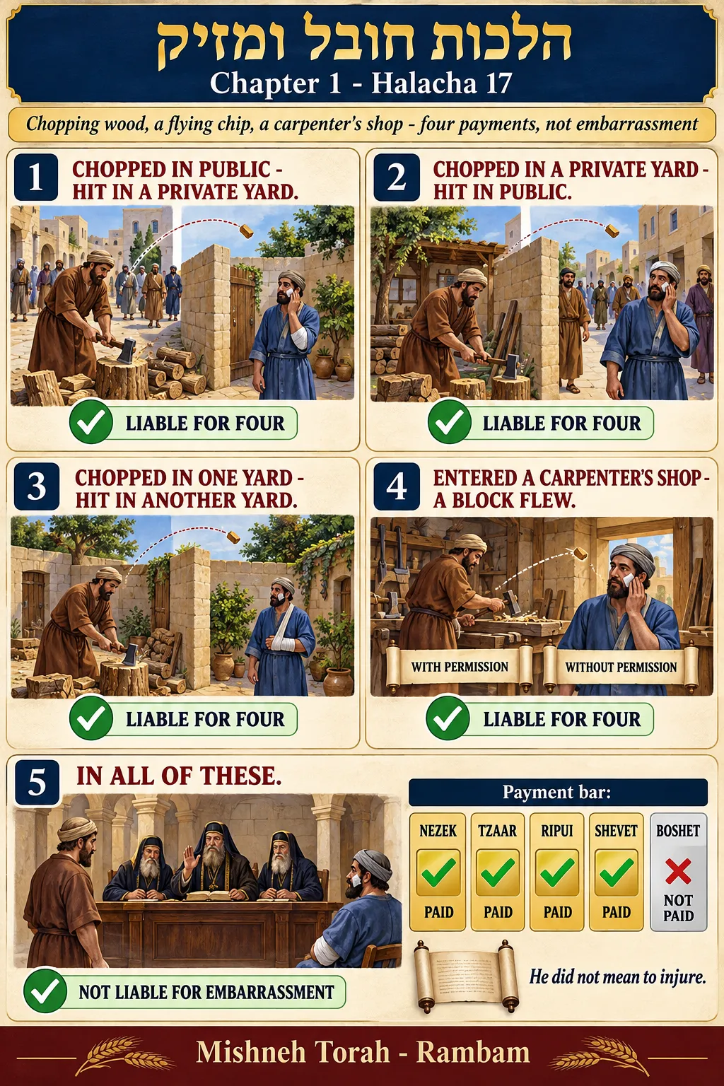 Infographic for halacha 1:17