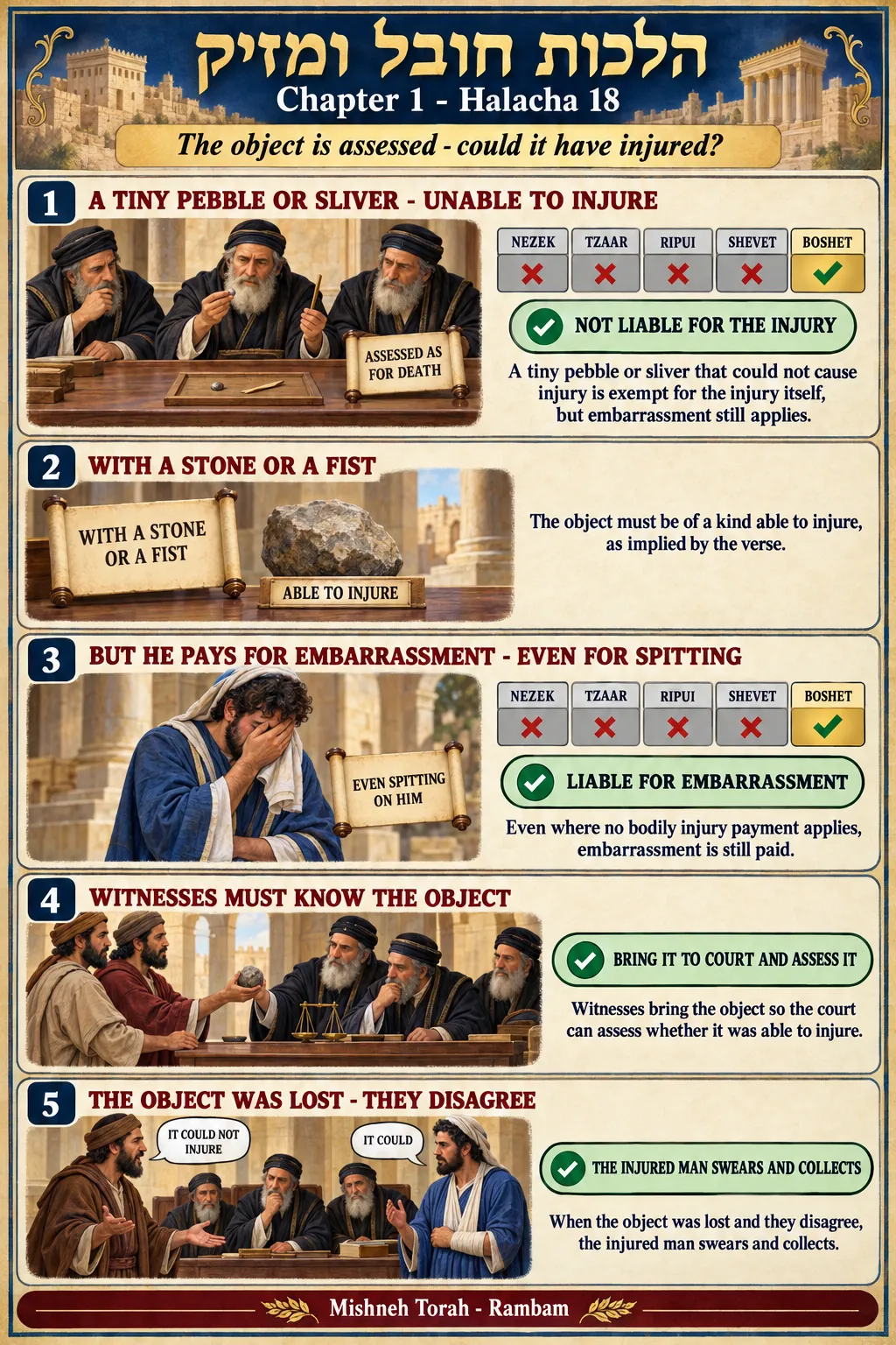 Infographic for halacha 1:18