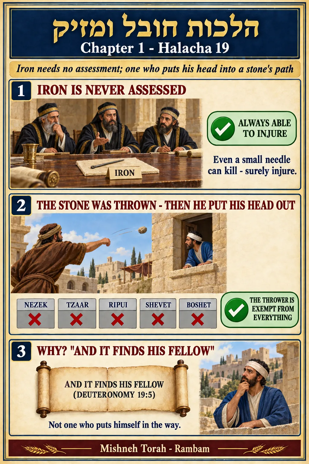 Infographic for halacha 1:19