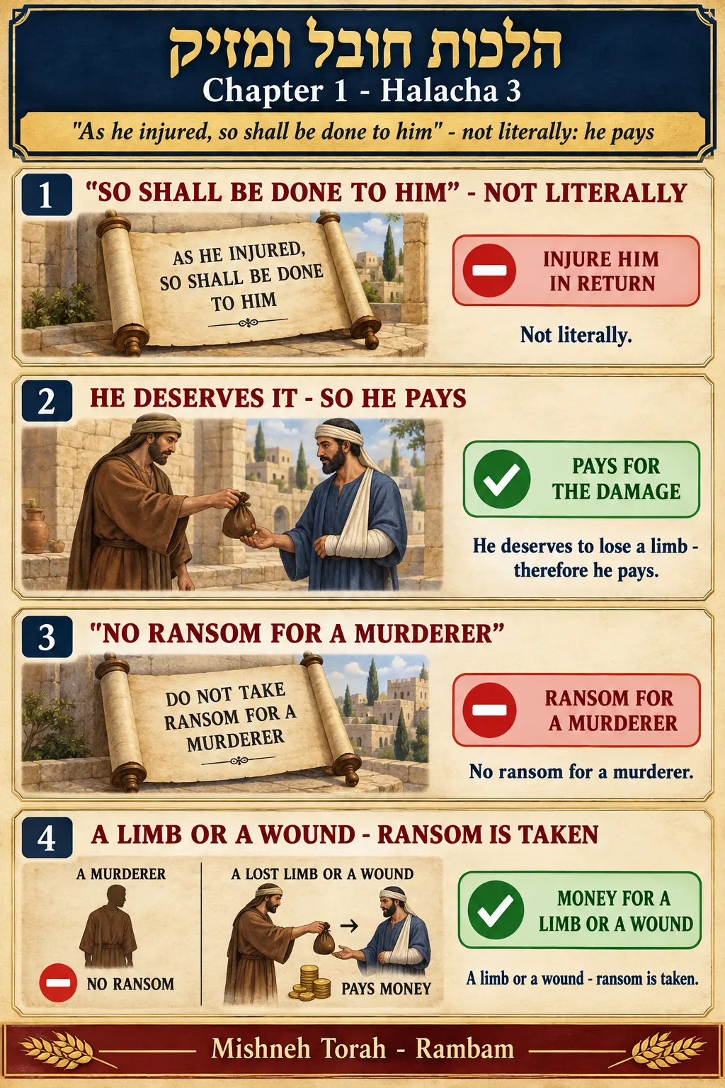 Infographic for halacha 1:3
