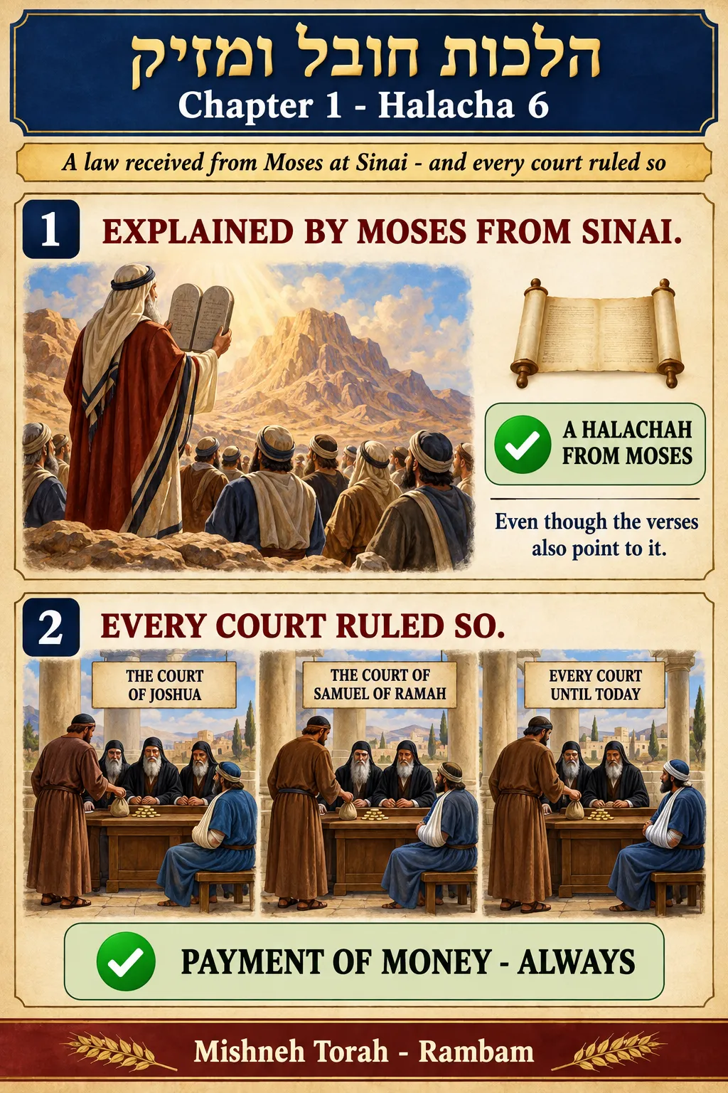 Infographic for halacha 1:6