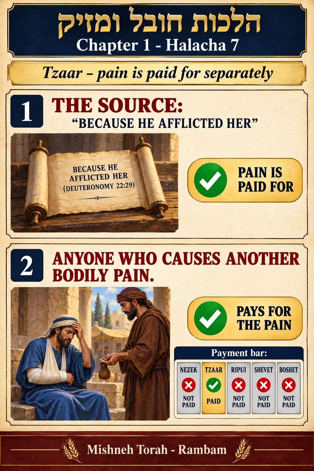 Infographic for halacha 1:7