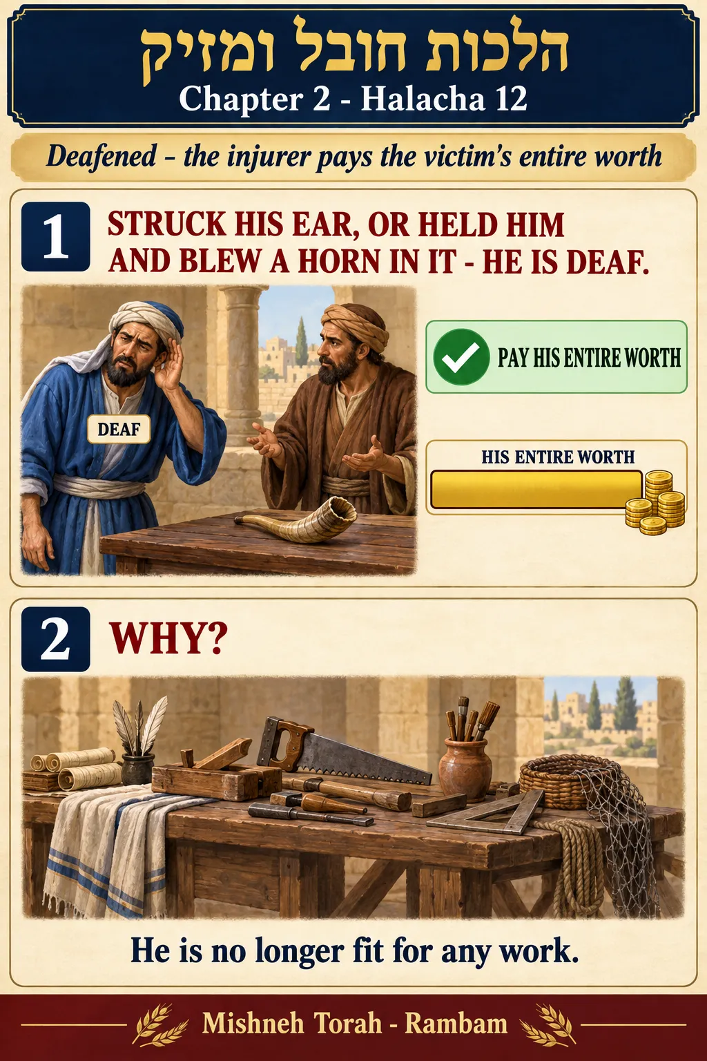 Infographic for halacha 2:12