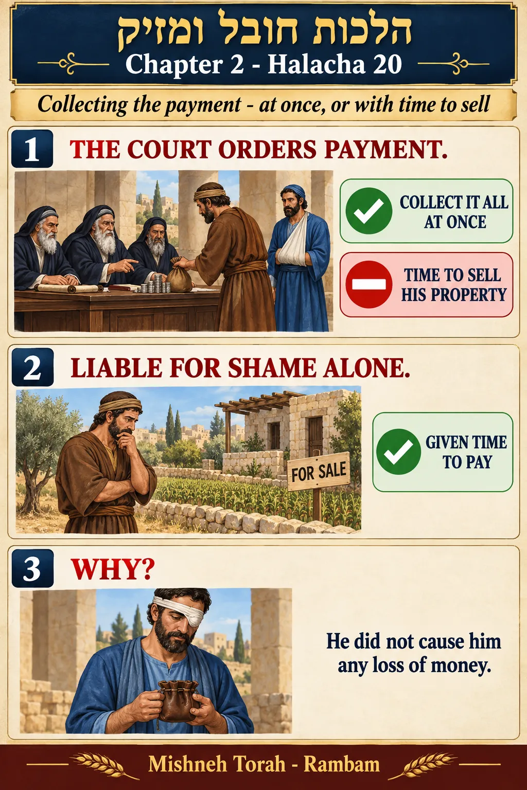 Infographic for halacha 2:20