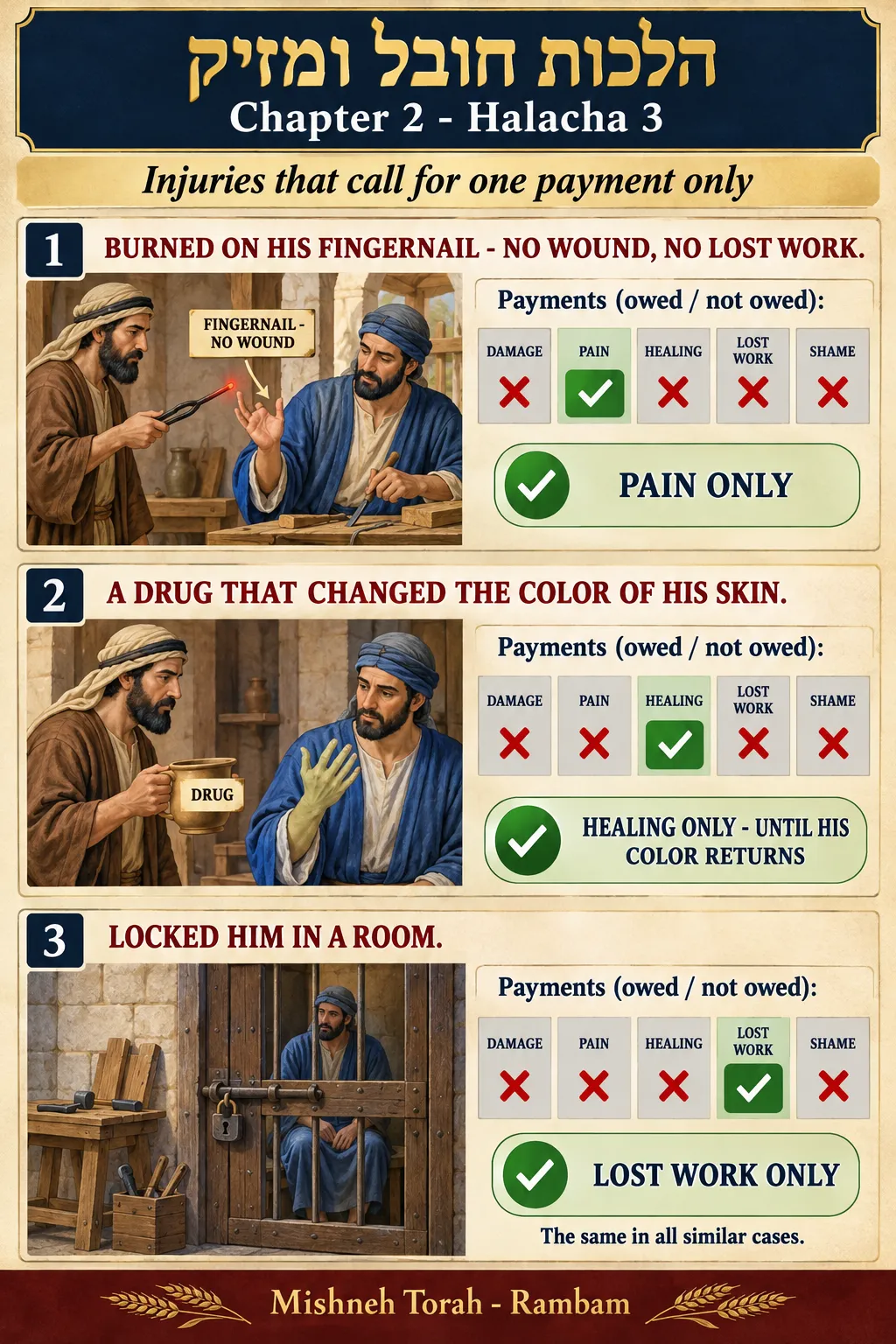 Infographic for halacha 2:3