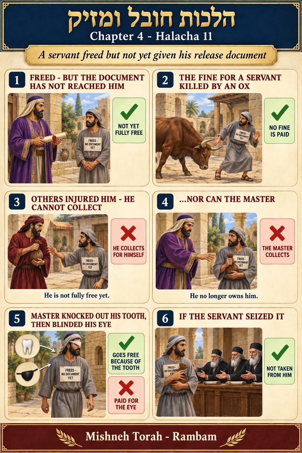 Infographic for halacha 4:11