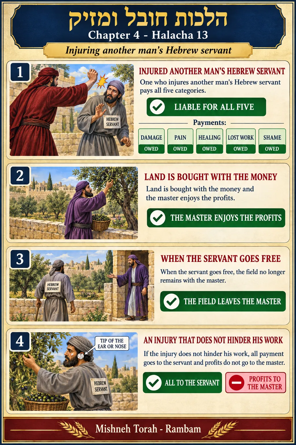 Infographic for halacha 4:13