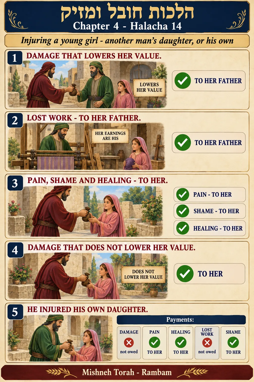 Infographic for halacha 4:14
