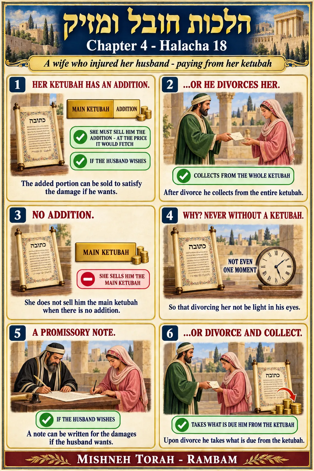 Infographic for halacha 4:18