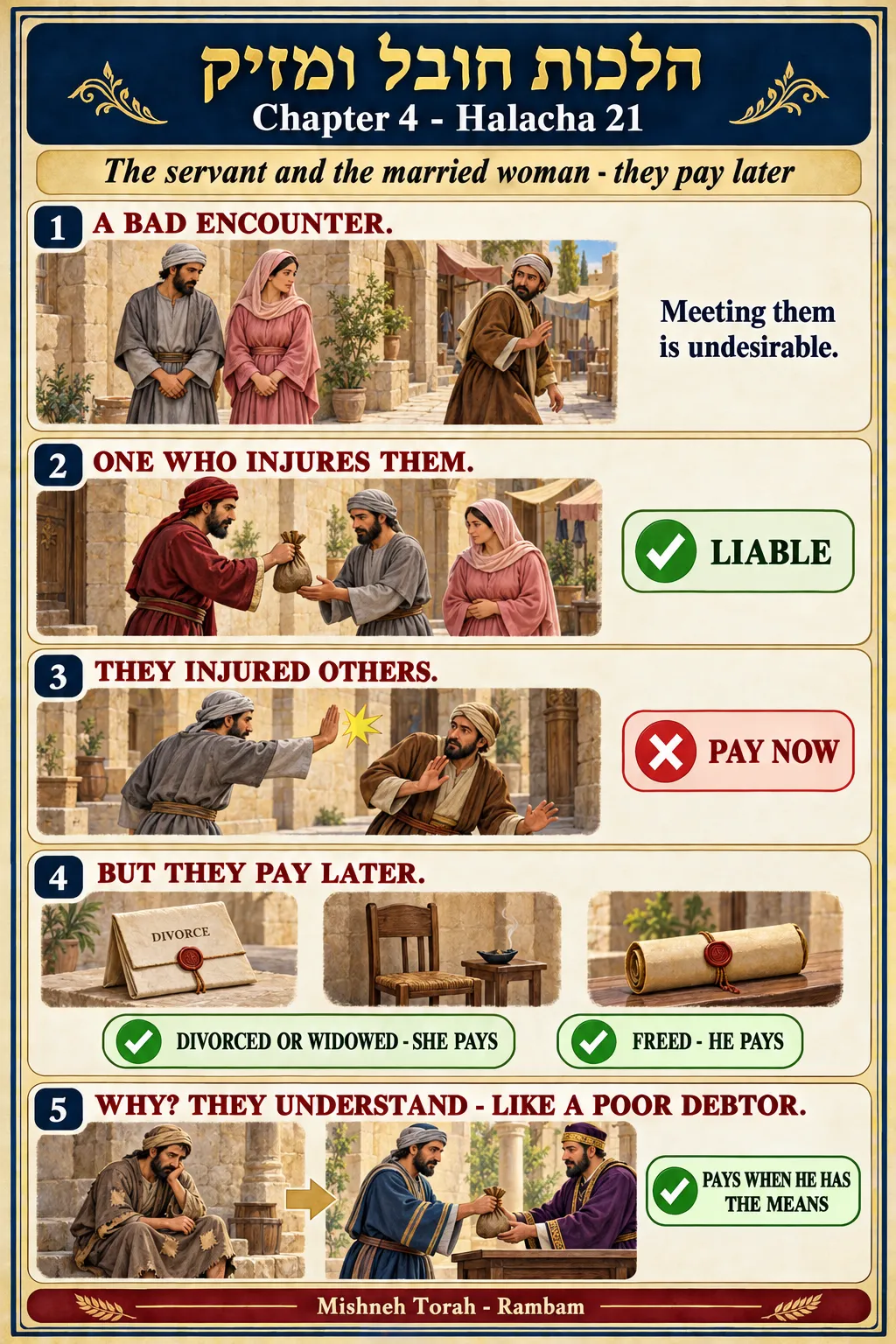 Infographic for halacha 4:21