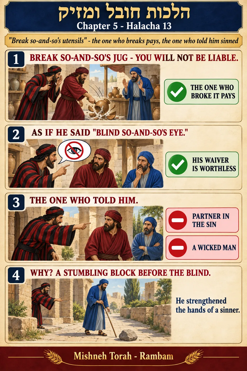 Infographic for halacha 5:13