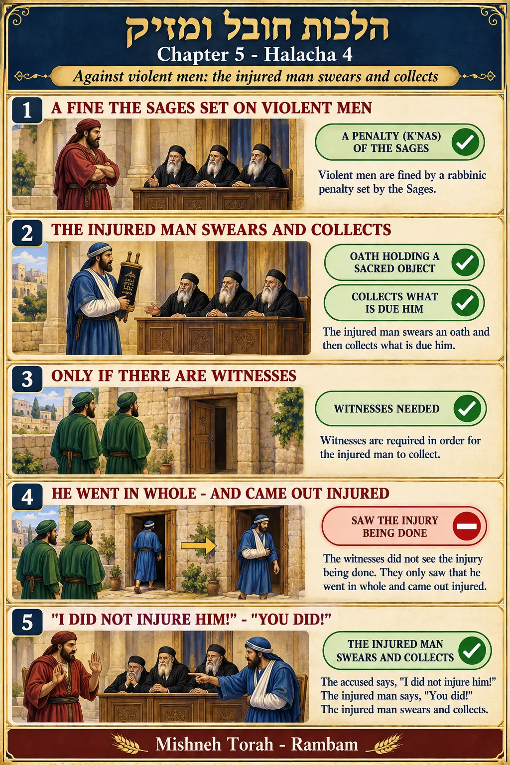 Infographic for halacha 5:4