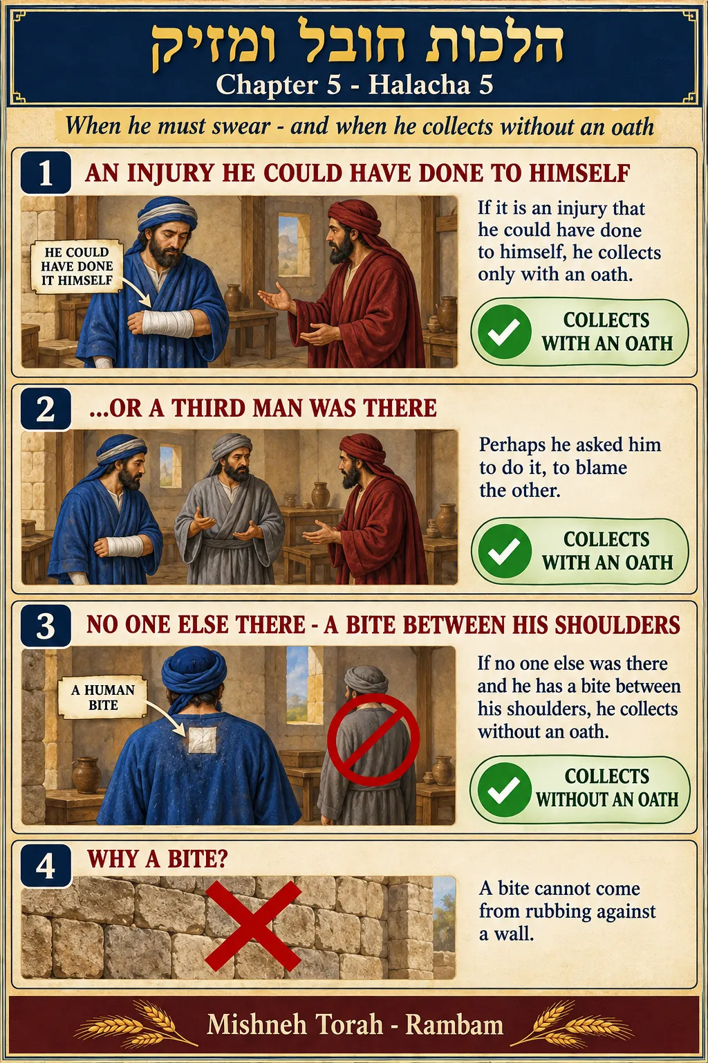 Infographic for halacha 5:5