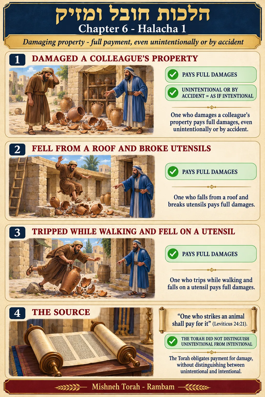 Infographic for halacha 6:1