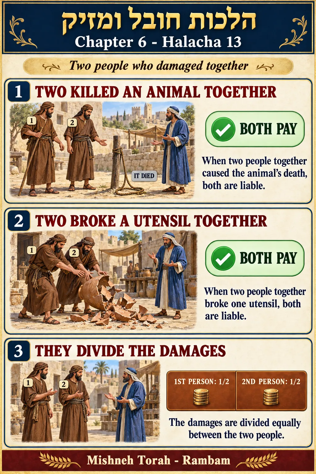 Infographic for halacha 6:13