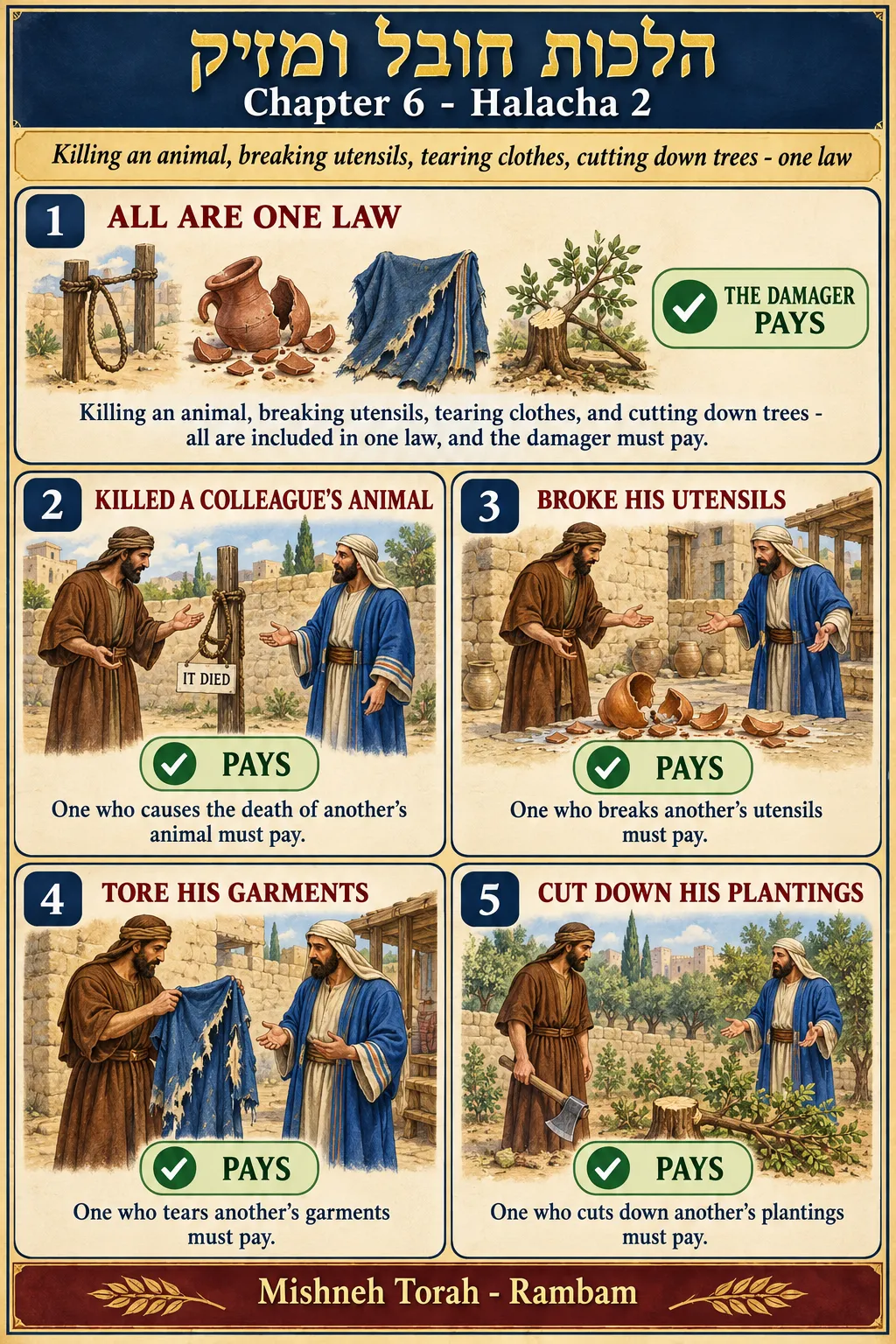 Infographic for halacha 6:2