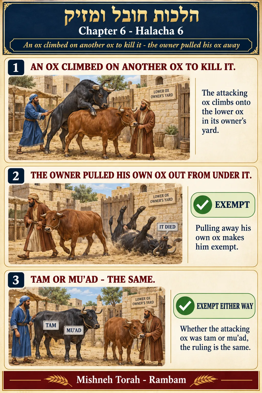 Infographic for halacha 6:6
