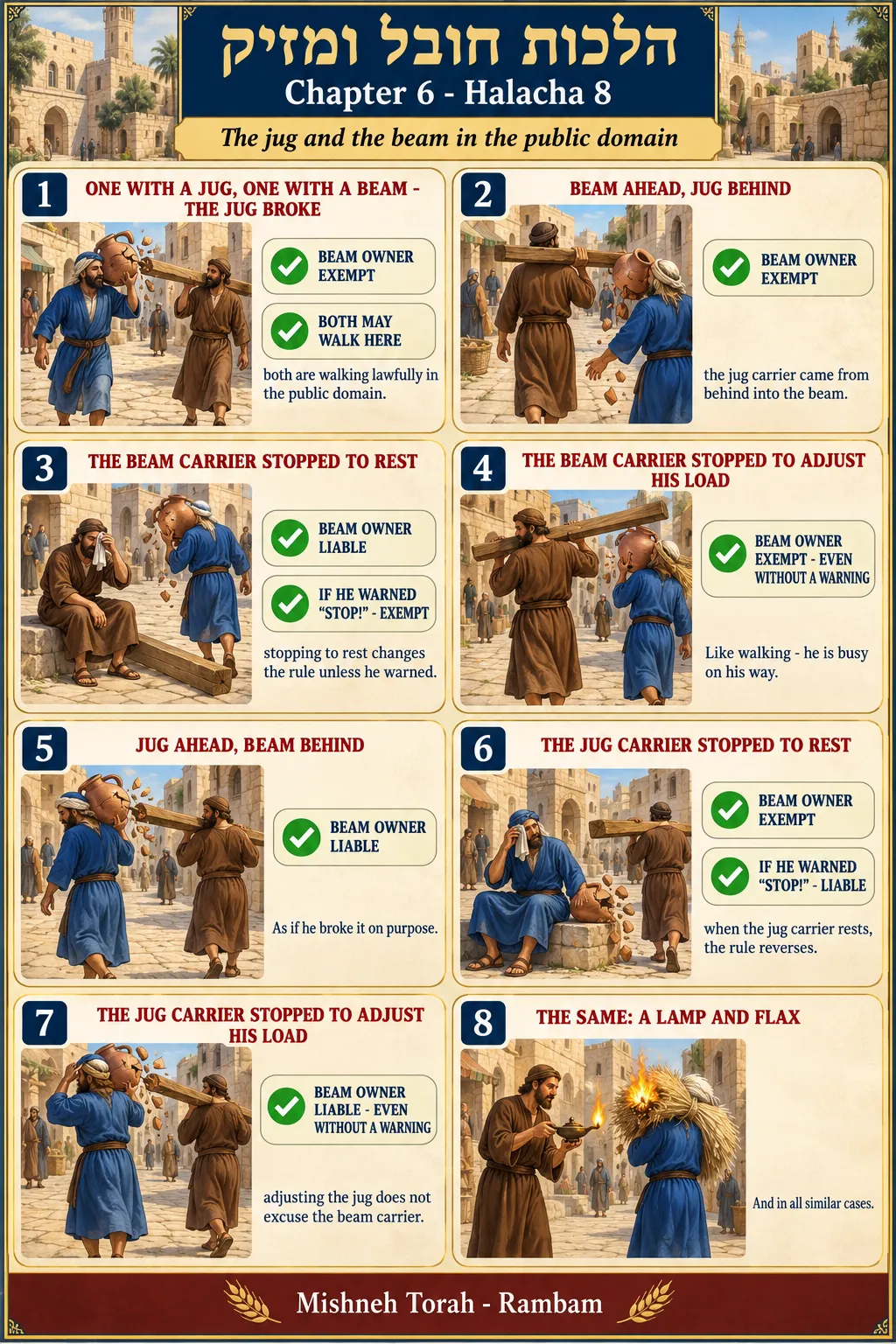 Infographic for halacha 6:8