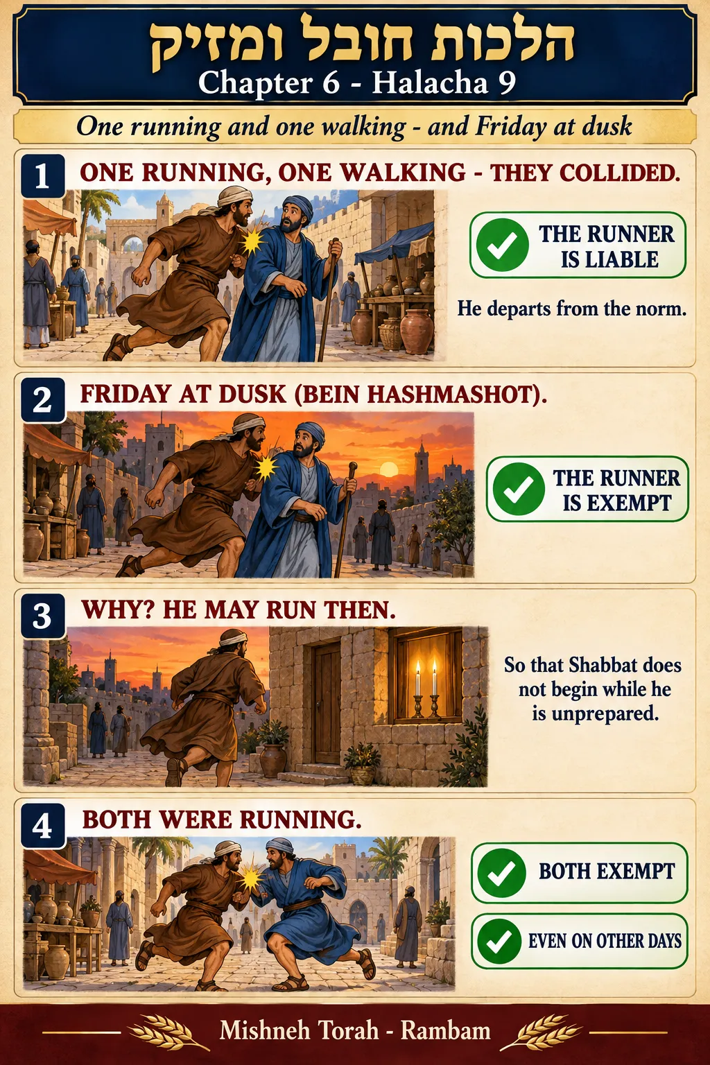 Infographic for halacha 6:9