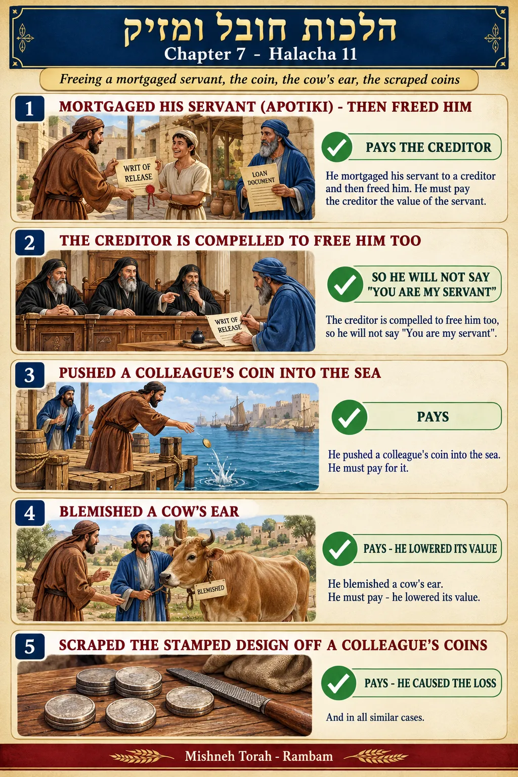 Infographic for halacha 7:11