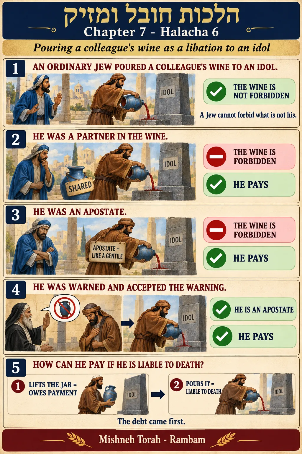 Infographic for halacha 7:6