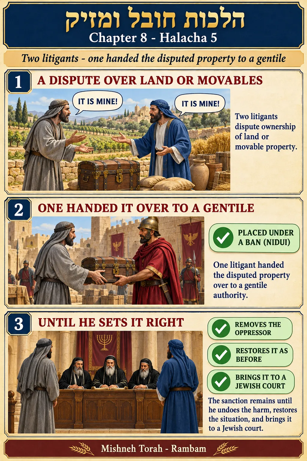 Infographic for halacha 8:5
