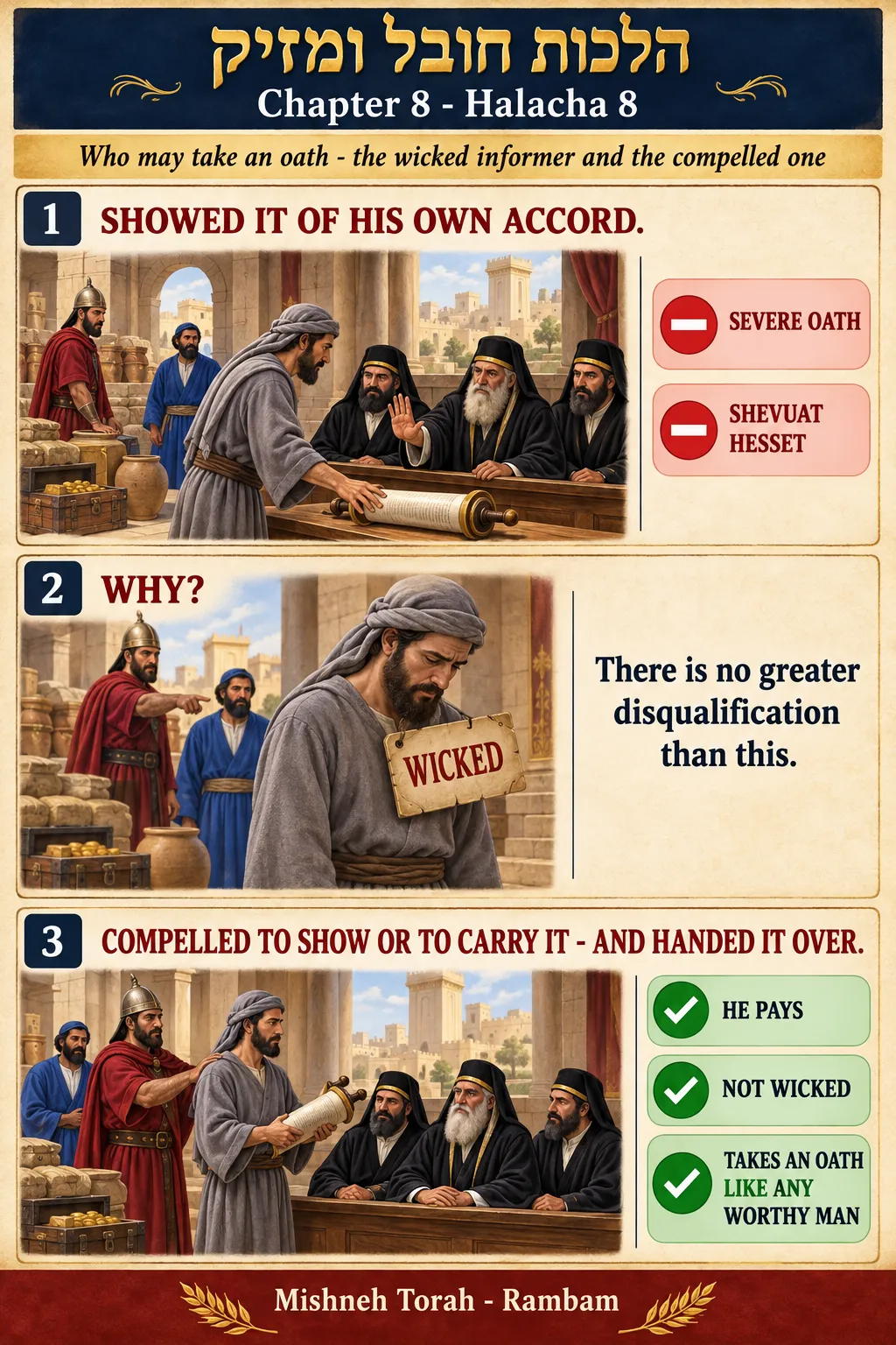 Infographic for halacha 8:8