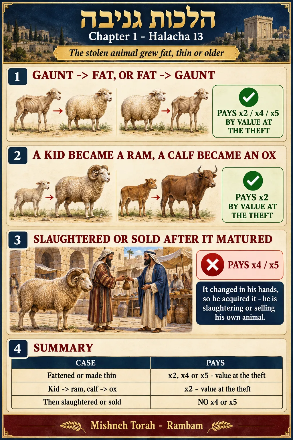 Infographic for halacha 1:13
