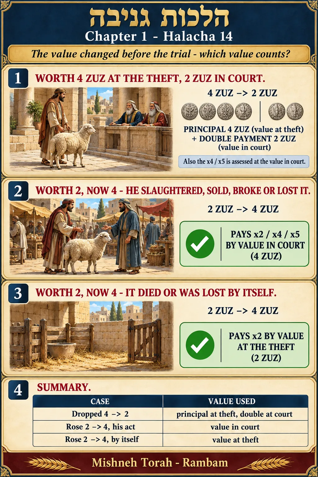 Infographic for halacha 1:14