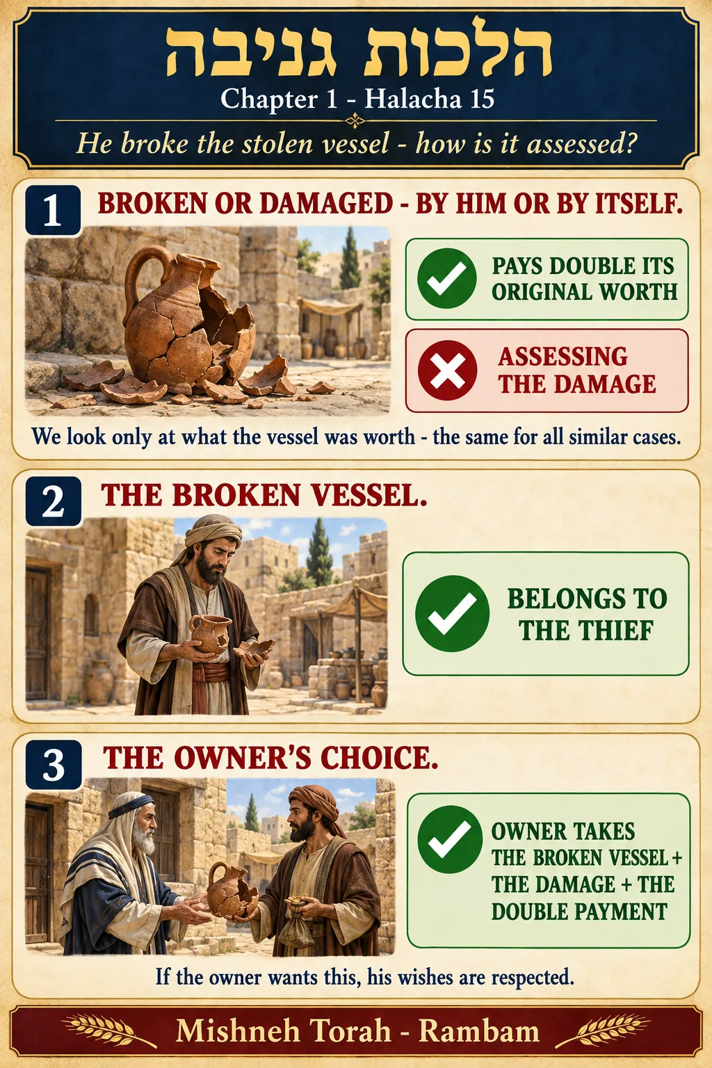 Infographic for halacha 1:15
