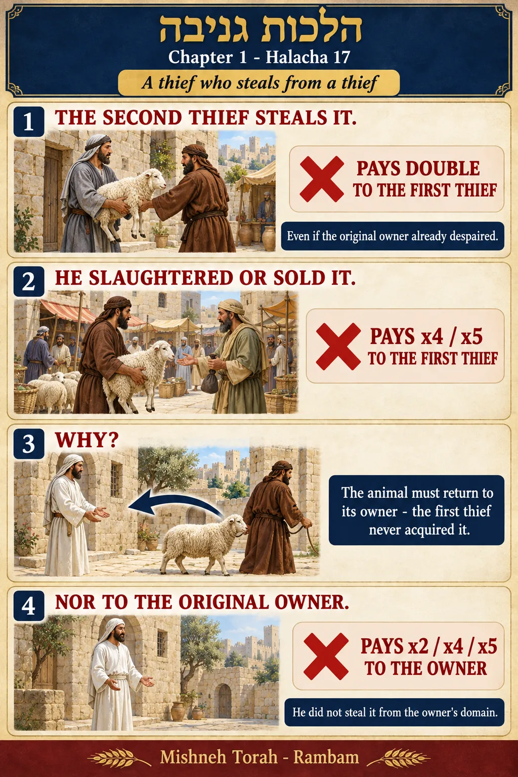 Infographic for halacha 1:17